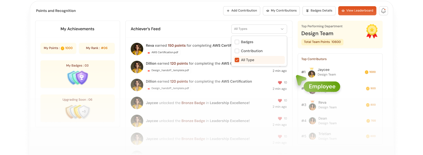 Celebrate & Share Achievements